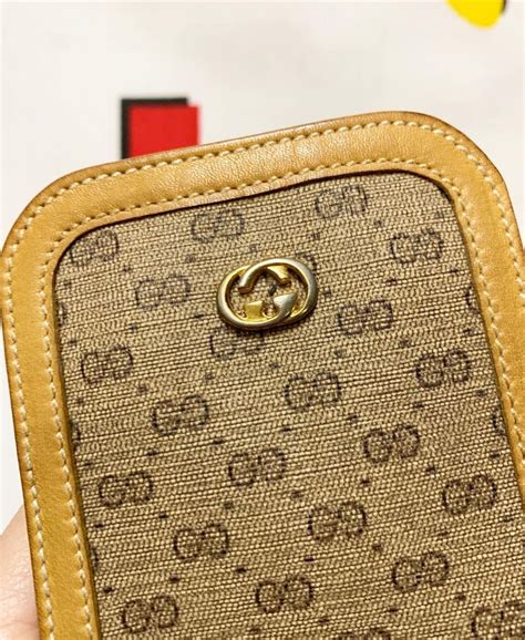 which country are the folding gucci sunglass cases made|vintage gucci eyeglass case.